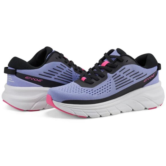 NIB Women's Easy Spirit Walking Shoe Sneaker Purple/Pink/Black- Size 7 Wide NEW - Picture 3 of 16